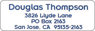 Thompson Return Address Labels